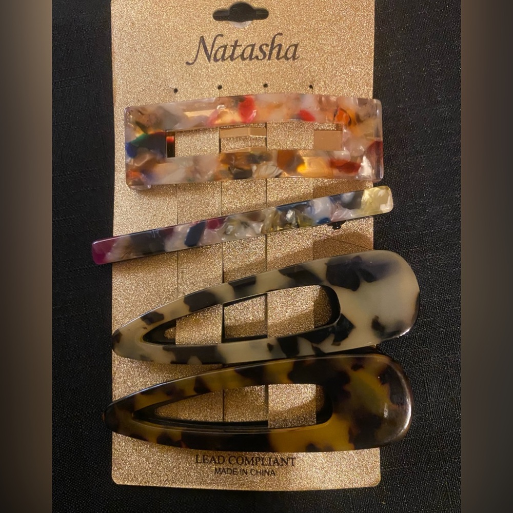 NWT Set of 4 barrettes.